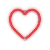 Dekoracje domu - Forever Light Neon LED LIGHT Serce RTV100214 RTV100214 - miniaturka - grafika 1
