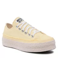 Trampki damskie - Converse Tenisówki Ctas Espadrile Ox 570772C Banana Cake/White - miniaturka - grafika 1