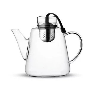 Vialli Design ZAPARZACZ DO HERBATY AMO CZARNY 1500ml 23826 - Zaparzacze i kawiarki - miniaturka - grafika 1