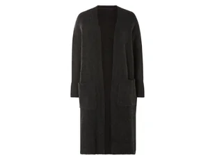 esmara® Kardigan damski długi (Czarny, XS(32/34)) - Swetry damskie - miniaturka - grafika 1
