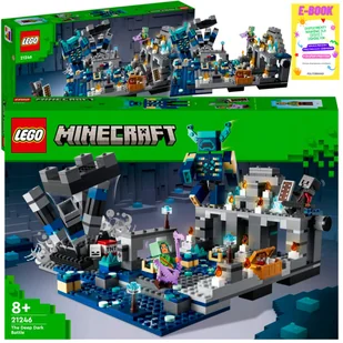 LEGO MINECRAFT - BITWA W MROCZNEJ GŁĘBI 21246 KLOCKI PREZENT + EBOOK - Klocki - miniaturka - grafika 1