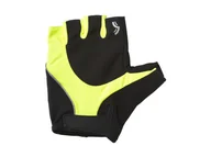 Rękawiczki rowerowe - CRIVIT Rękawiczki rowerowe z elementami odblaskowymi (Czarny/ żółty, 9) - miniaturka - grafika 1