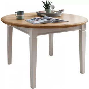 Stół Okrągły Drewniany z Białej Sosny WZ-0622-2101 WZ-0622 G+K Meble - Stoły - miniaturka - grafika 1