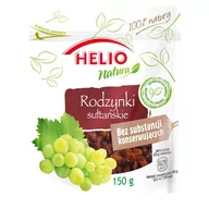 Bakalie - Helio RODZYNKI SUŁTAŃSKIE NATURA 150G - miniaturka - grafika 1