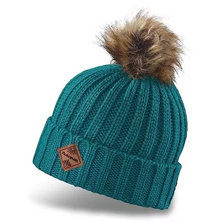 Czapki damskie - Dakine Kylie Czapka Pom Beanie, Damska - Deep Lake - grafika 1