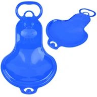 Sanki i ślizgacze - Ślizgawka Jabłuszko Duży wygodny Plastikowy Ślizg Zabawa na śniegu - miniaturka - grafika 1