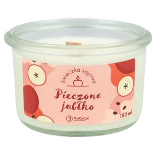 Świeczka sojowa Pieczone Jabłko 150ml - Kisiel - miniaturka - grafika 2