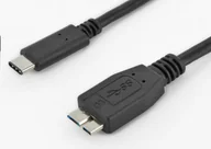 Kable USB - Kabel USB PremiumCord USB-C - micro-B 0.6 m Czarny (ku31cmb06bk) - miniaturka - grafika 1
