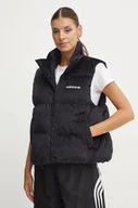 Kamizelki damskie - adidas Originals bezrękawnik puchowy Velvet Vest damski kolor czarny zimowy JE7217 - miniaturka - grafika 1