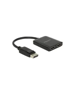 DeLOCK DisplayPort 1.4> 2x HDMI MST splitters, splitters ' switches 87769 - Części i akcesoria do laptopów - miniaturka - grafika 1