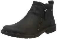 Botki damskie - ECCO Mężczyźni Turn chukka botki , Czarny Black 01001, 45 EU - miniaturka - grafika 1