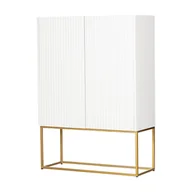 Szafy - Szafa Wavy white, 100 x 40 x 140,5 cm - miniaturka - grafika 1