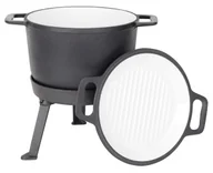 Gadżety do domu - Kociołek 3w1 emaliowany 8l - miniaturka - grafika 1