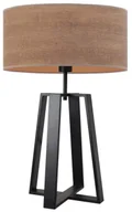 Lampy stojące - Loftowa lampka nocna na czarnym stelażu - L0-S91 - miniaturka - grafika 1