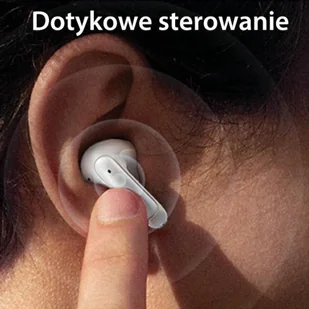 USAMS Słuchawki Bluetooth 5.3 TWS X-Don Series Dual mic ENC bezprzewodowe biały/white BHUXD02 (USAMS-XD18) - Słuchawki - miniaturka - grafika 9