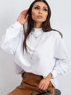 Biała bluza Twist-S/M - Bluzy damskie - miniaturka - grafika 1