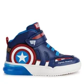 Buty dla chłopców - Sneakersy Geox MARVEL J Grayjay Boy J369YC 0FU50 C0735 D Granatowy - miniaturka - grafika 1