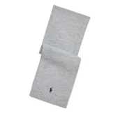 Szaliki i chustki dla dzieci - Szalik Polo Ralph Lauren 323953205002 Szary - miniaturka - grafika 1