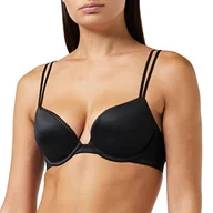 Biustonosze - Calvin Klein Push Up Plunge Biustonosz damski, czarny - miniaturka - grafika 1