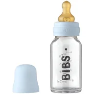 Butelki dla niemowląt - Bibs Baby Glass Bottle Baby Blue Antykolkowa Butelka Szklana Dla Noworodków 110 Ml - miniaturka - grafika 1