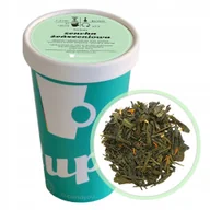 Herbata - Herbata zielona SENCHA ŻEŃSZENIOWA żeńszeń oset premium sypana na prezent - herbata liściasta sypana mieszanka napar susz - miniaturka - grafika 1