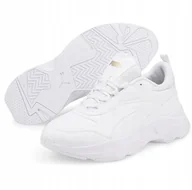 Sneakersy damskie - Buty sneakersy damskie Puma Cassia 385279 01 białe 36 - miniaturka - grafika 1