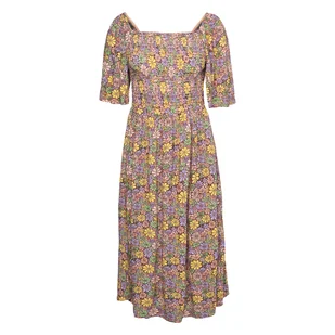 Damska Sukienka ROXY TROPICAL SUNSHINE ERJWD03774-CQR7 – Wielokolorowy - Sukienki - miniaturka - grafika 1