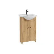 Szafki łazienkowe - Szafka z umywalką Venus 50 dąb złoty - miniaturka - grafika 1