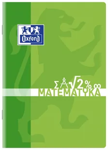 Oxford ZESZYT MATEMATYKA A5 60 KARTEK wszystko dla domu i biura! 400092595 - Zeszyty szkolne - miniaturka - grafika 1