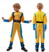 Stroje karnawałowe - STRÓJ PRZEBRANIE WOLVERINE SUPERBOHATER KOSTIUM NA BAL KARNAWAŁ 104/110 - miniaturka - grafika 1