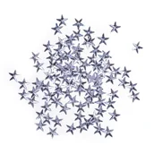 Decoupage - Kryształki dekroacyjne GWIAZDKA 100 szt. srebrne - miniaturka - grafika 1