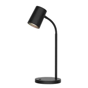 Lampy stojące - Goldlux Lampka biurkowa FELIX 1xGU10 9W LED czarna - miniaturka - grafika 1