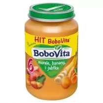 BoboVita Morele banany i jabłka po 6 miesiącu 190 g - Desery dla dzieci - miniaturka - grafika 1