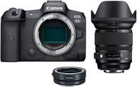 Aparaty Cyfrowe - Canon EOS R5 body Czarny + adapter EF-EOS R - miniaturka - grafika 1