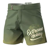 Spodnie sportowe męskie - Extreme Hobby Spodenki MMA Athletic Badge Khaki - miniaturka - grafika 1