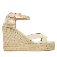Espadryle damskie - Espadryle Castañer Bruna/8ED/001025761 Beżowy - miniaturka - grafika 1