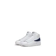 Trampki męskie - Fila Highflyer L Mid, Trampki męskie, White Medieval Blue, 44 EU - miniaturka - grafika 1