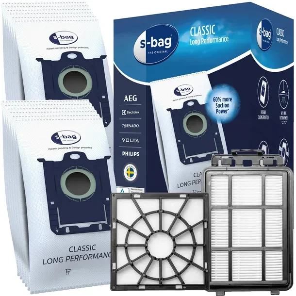 12x Worki Filtr do odkurzacza Electrolux 500 EB51C2GG Clean 300 EB31C1DB