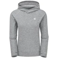 Koszulki sportowe damskie - Koszulka damska Dare 2b Sprint Cty Hoodie Rozmiar: M / Kolor: szary/biały - miniaturka - grafika 1