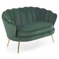 Sofy i kanapy - Zielona tapicerowana sofa glamour - Tirena 4X - miniaturka - grafika 1