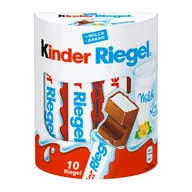 Przekąski dla dzieci - Ferrero Batonik Kinder Riegel 10 Sztuk - miniaturka - grafika 1