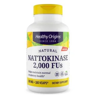 Suplement diety, Healthy Origins Nattokinaza 2000 FUs, 180 kaps. - Witaminy i minerały - miniaturka - grafika 1