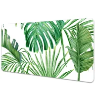 Podkładki na biurko - Mata ochronna na biurko Palma i Monstera 90x45 cm - miniaturka - grafika 1