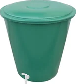 Beczki - Beczka na deszczówkę CEV 300 l PH z kranikiem i pokrywą Zielony - miniaturka - grafika 1