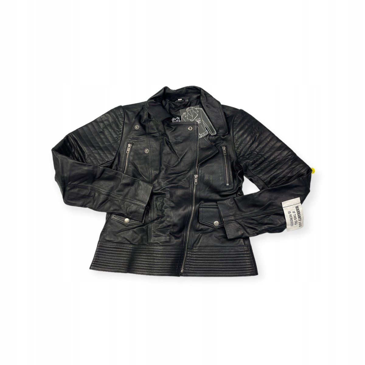 Skórzana kurtka damska ramoneska Real Leather S