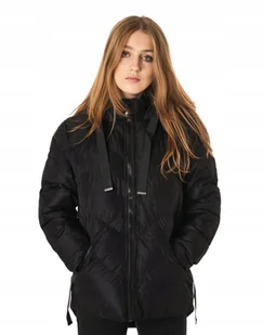 Ciepła Kurtka Damska Ocieplana na Zimę 739-1 r M - Kurtki damskie - miniaturka - grafika 1