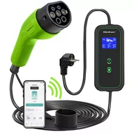 Zabawki zdalnie sterowane - Qoltec Mobilna ładowarka do samochodu elektrycznego EV z regulacją 2w1 Typ2 | 3.5kW | 230V | Wi-fi | LCD | Przenośna | Wallbox | 5m - miniaturka - grafika 1