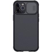 Etui i futerały do telefonów - Nillkin CamShield Pro Case Apple iPhone 12 Pro Max Black - miniaturka - grafika 1