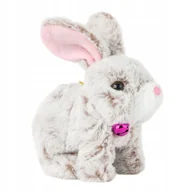 Maskotki i pluszaki - MASKOTKA INTERAKTYWNY KRÓLIK KICA RUSZA USZAMI I NOSEM DŻWIĘK PLUSZOWY - miniaturka - grafika 1