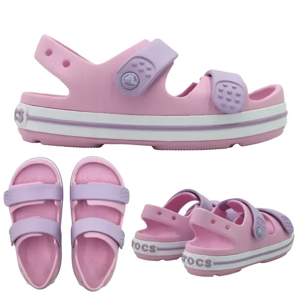 Sandałki Dziecięce Crocs Crocband Lekkie Wygodne Rożowe 209423 84i R.30-31